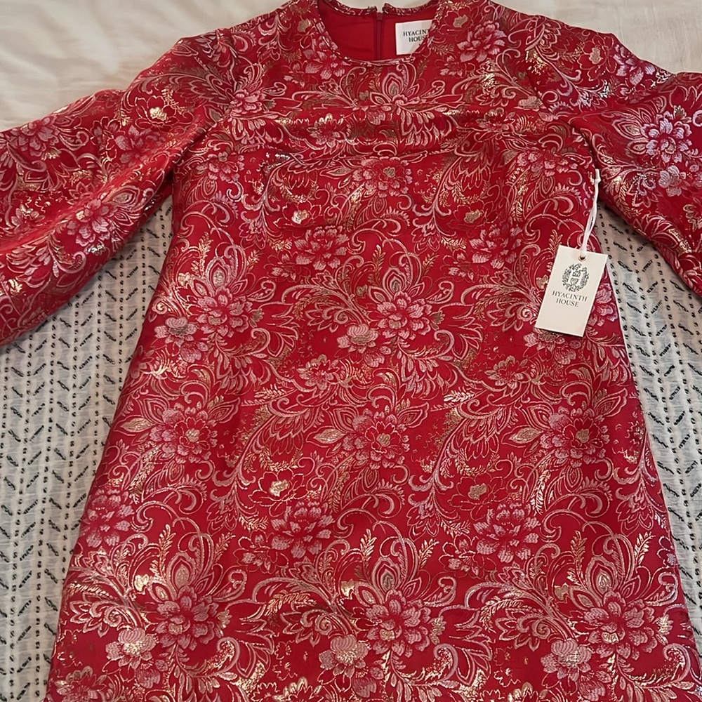 Tuckernuck Red Floral Mini Dress - Picture 4 of 5
